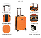 Melbourne Hardside Expandable Spinner Wheel Luggage (Magenta / Carry-On 20")
