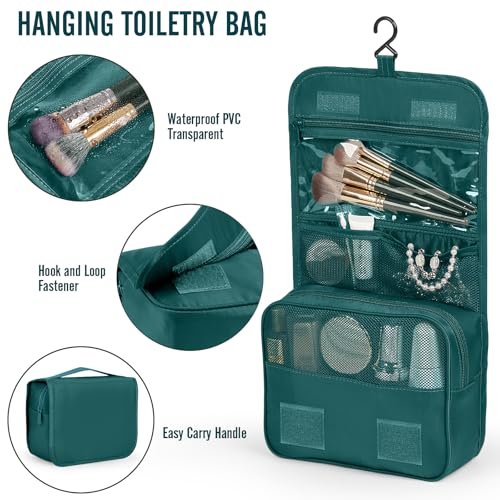 10 Set Packing Cubes for Travel Essentials (03 Deep Teal)