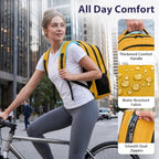 Yellow Backpack for Women (Yellow / 17 Inch)