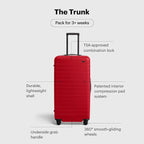Away Large Trunk Luggage, 31 Inch Hardside Suitcase - Image 3