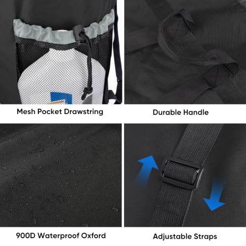 120L Laundry Bag Backpack (120L / Black)