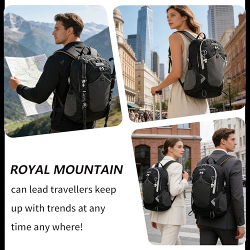 20L Hiking Backpack With Rain (Black2.0 / 20L)