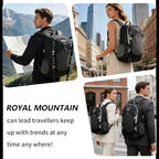30L Hiking Backpack With Rain (Black2.0 / 30L)