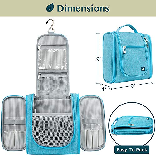 Toiletry Bag Travel Bag for Women Men (Standard (9x4x9) / Sea Blue)
