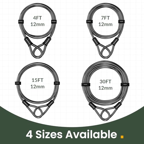 Bike Lock Cable (30 Feet)