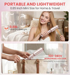 Flat Iron Hair Straightener (Starry Pink Rose Gold)
