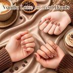 Beetles Brown Nude Fall Jelly Gel Nail Polish Set (A - Brown Nude Pink | Vanilla Latte)