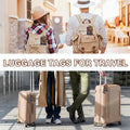 2 Pcs Funny Book Luggage Tags for Suitcase (Colorful-books)