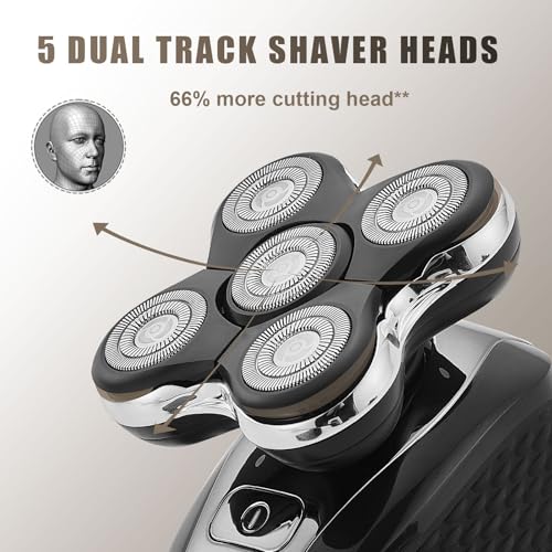 Shaver Replacment Heads Compatible with Remington Shaver XR7000 XR1500 (White)