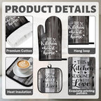 Grey Rustic Kitchen Decor Set (Gray)