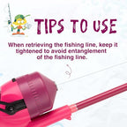 Kids Fishing Pole (pink+pink)