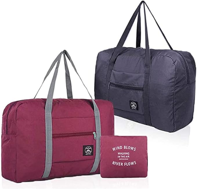 Foldable Travel Duffel Bag, For Spirit Airlines, Weekender Overnight Bag by RUIBOLU