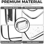 Clear Makeup Bag (12 Packs Black)