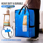 2 Pack Blue Moving Bags W (blue / 2 Large+)