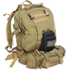 Tactical Molle EDC Pouch Cellphone Pouch Holder Utility Gadget Organizer Bag (Black-A)