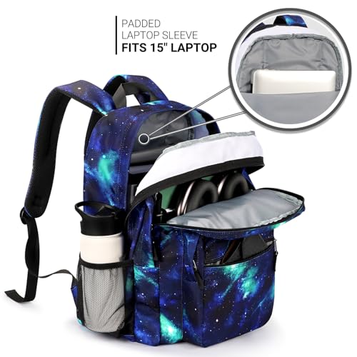 26L Backpack for College (Cyberspace Galaxy / 16.5 Inch)