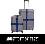 GORILLA GRIP Heavy Duty 4 Pack Adjustable Luggage Straps - Image 8