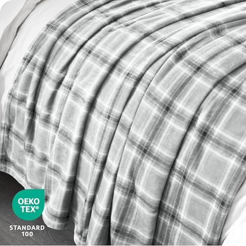 Fleece Blanket Luxury Microplush (Throw/Travel / 38 - Tartan Plaid)