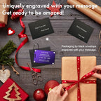 Personalized Luggage Tags for Suitcases (Pure Text-purple-largename)