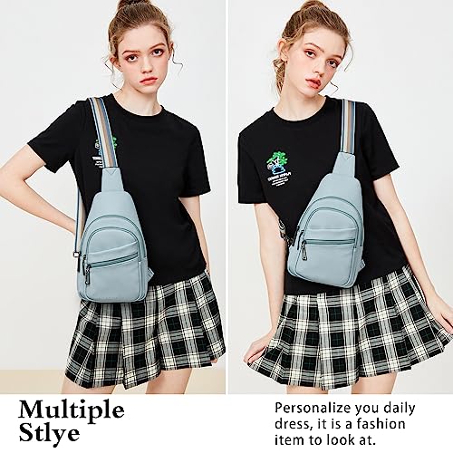 Sling Bag Crossbody Bags (Blue)
