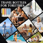 Travel Bottles for Toiletries (Bright)