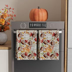 Fall Football Pumpkin Dish Towels Set of 2 Home Decorations 18x26 Inch