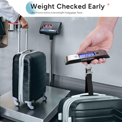 Rechargeable Luggage Scale 110lb (Black)