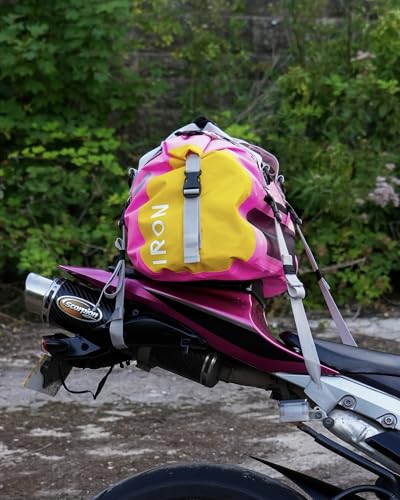 Motorcycle Dry Bag (Pink / 50L)