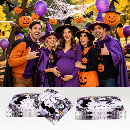 50 Pcs A Baby Is Brewing Napkins (Witch)