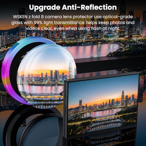 for Z Fold 8 Camera Lens Protector Case Cover (Colorful / Galaxy Z Fold 8)