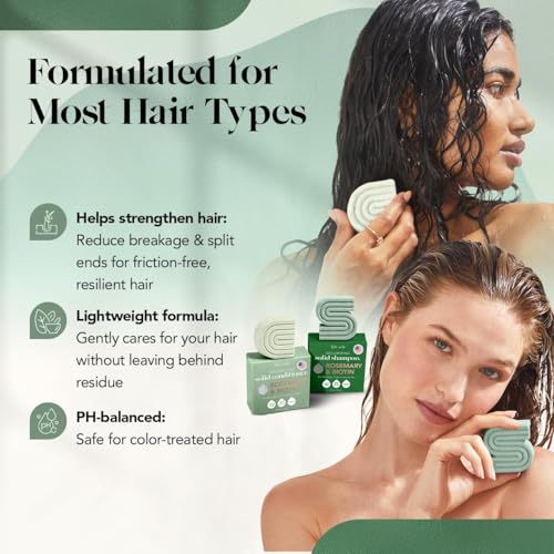 Rosemary & Biotin Shampoo and Conditioner Set for Hair Growth