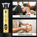 Beard Trimmer for Men, Professional Hair Clipper with LCD Display, Rechargeable Electric Razor, Barber-Grade Zero Gapped T-Blade Hair Trimmer, Ideal Gift for Men