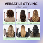 5 in 1 Curling Iron with Thermal Brush (Rose Gold)