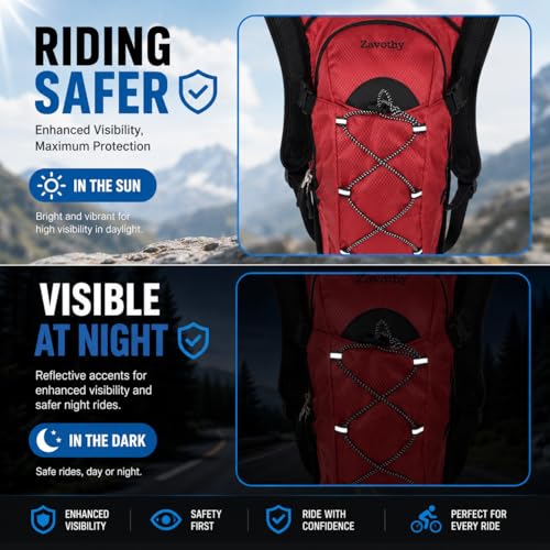 Lightweight Hydration Backpack (Red)