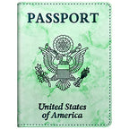 Passport Holder for Travel Essentials (Green / Simplicity)