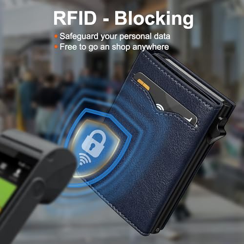 Wallet for Men (Retro Blue110)