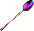 Gugrida 20 piece Rainbow Flatware Set 304 Stainless Steel Fork Spoon Cutlery - Image 8