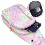 Small Sling Bag Casual Crossbody Sling Backpack (801s-pgreen)