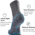 Unisex Cushioned Compression Sport Quarter Socks (X-Large / 4-pairs Grey)