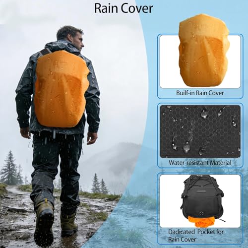 Hinkg Backpack with 2L Water Bladder (Black)