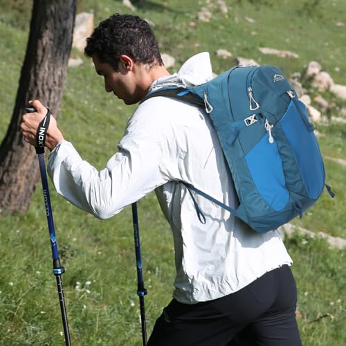 Hiking Hydration Backpack with 2L (Blue-3L Water Bladder)