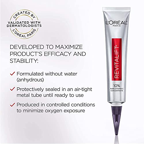 Revitalift 10% Pure Vitamin C Face Serum for Brighter Skin & Reduced Wrinkles