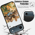 Custom Wallet Phone Case for iPhone Air with Photo (Black-A / iPhone Air)