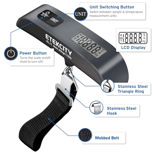 Luggage Scale (Charcoal Gray)