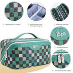 Travel Makeup Bag Organizer Cosmetic Bag (07-A-Green)