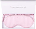 Silk Sleep Mask Light Blocking Luxury 100% Mulberry 19mm Silk Eye Mask Eye by YanserSelection