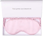 Silk Sleep Mask Light Blocking Luxury 100% Mulberry 19mm Silk Eye Mask Eye by YanserSelection