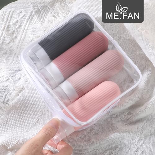Travel Bottles for Toiletries (Pink)