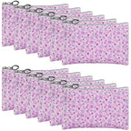 12 Pieces Makeup Bags for Women (12pcs Purple M)