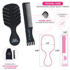 Women’s Gentle No (Mini Gentle Brush & Comb Set / Black)